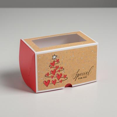 

Коробка для капкейков «Для любимых» 10 х 16 х 10 см