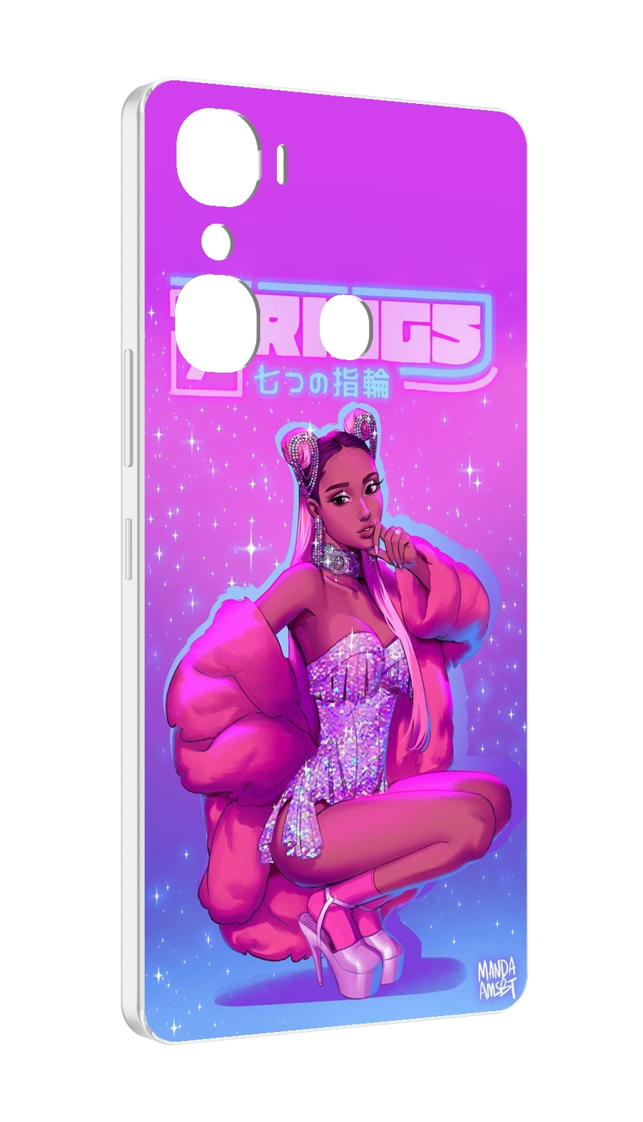 

Чехол MyPads ариана-гранде для Infinix Hot 12 Pro, Прозрачный, Tocco