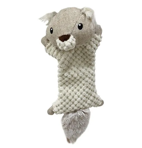 Игрушка для собак CHOMPER Great Outdoors Белка плюш с пищалкой 26 см