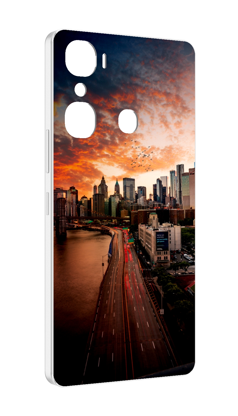 

Чехол MyPads американский город фото для Infinix Hot 12 Pro, Прозрачный, Tocco