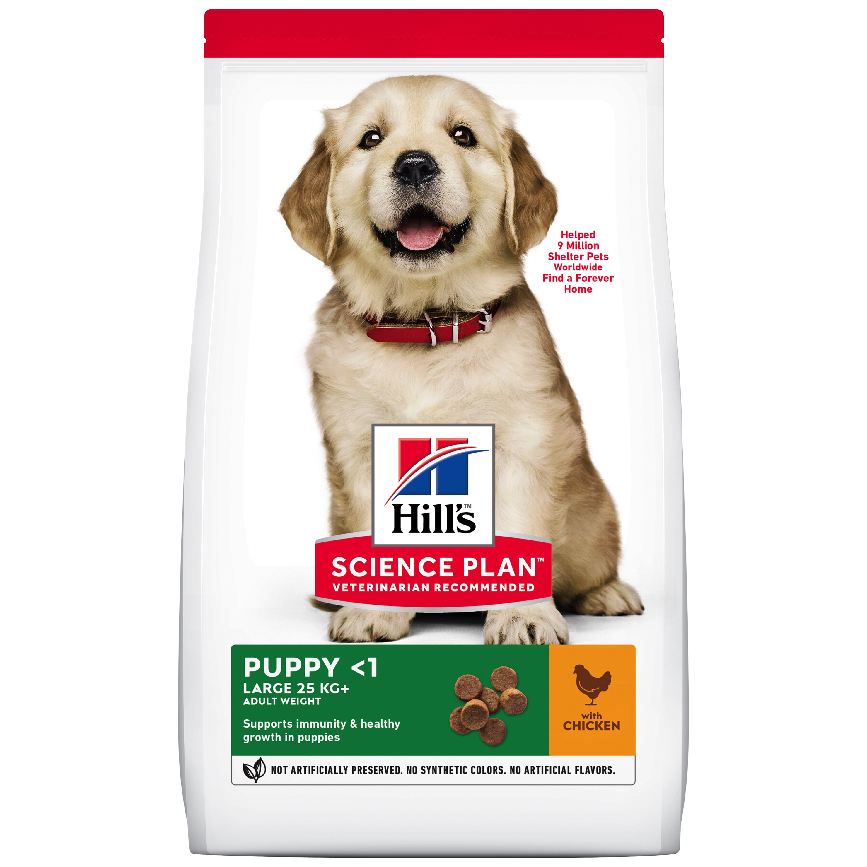 

Сухой корм для щенков Hill's Science Plan Puppy Large, курица, 12кг, Science Plan Puppy Large