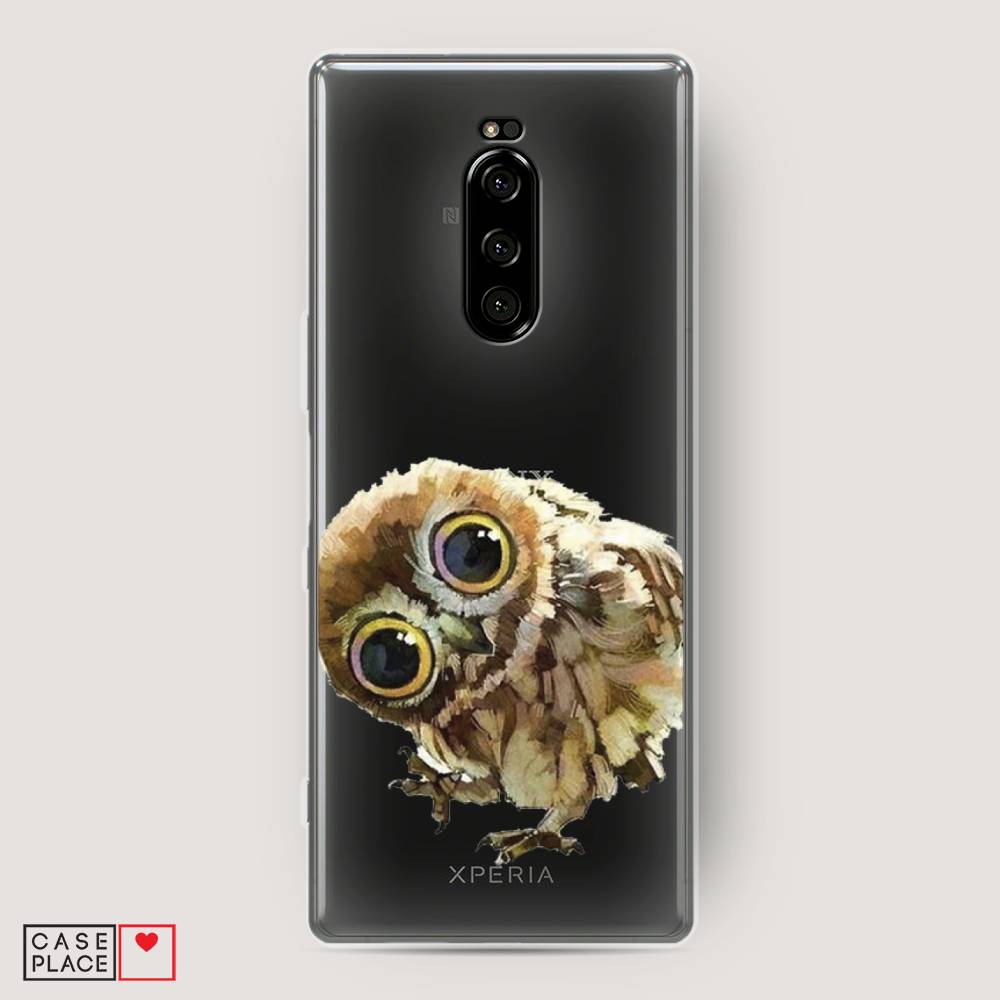 

Чехол Awog на Sony Xperia 1/XZ4 "Любопытный совенок", Разноцветный, 54250-1