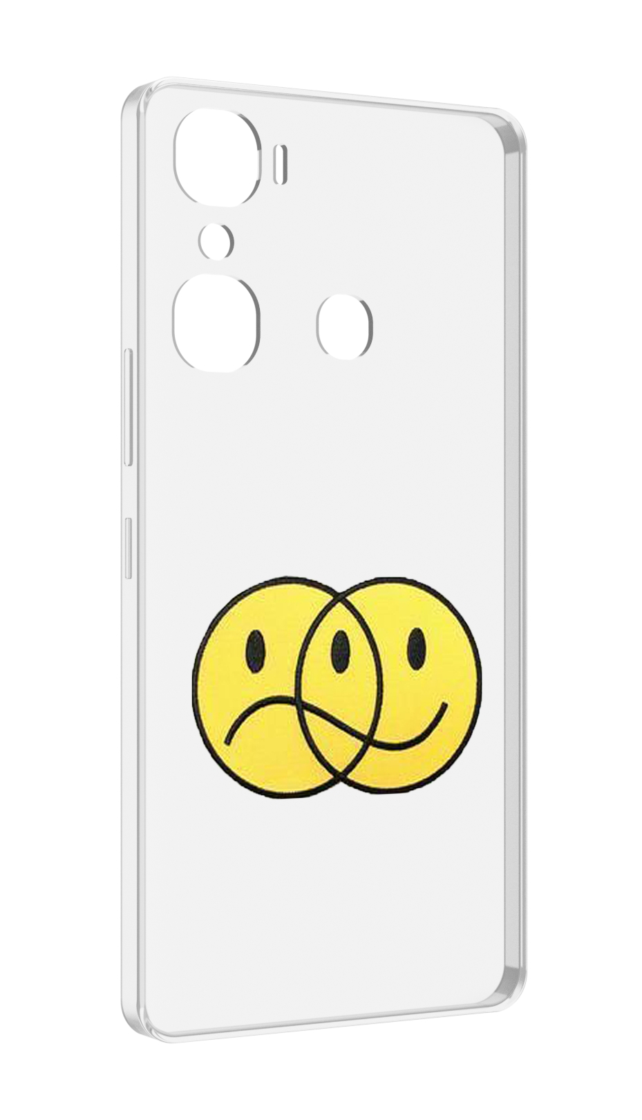 

Чехол MyPads Хиппи для Infinix Hot 12 Pro, Прозрачный, Tocco