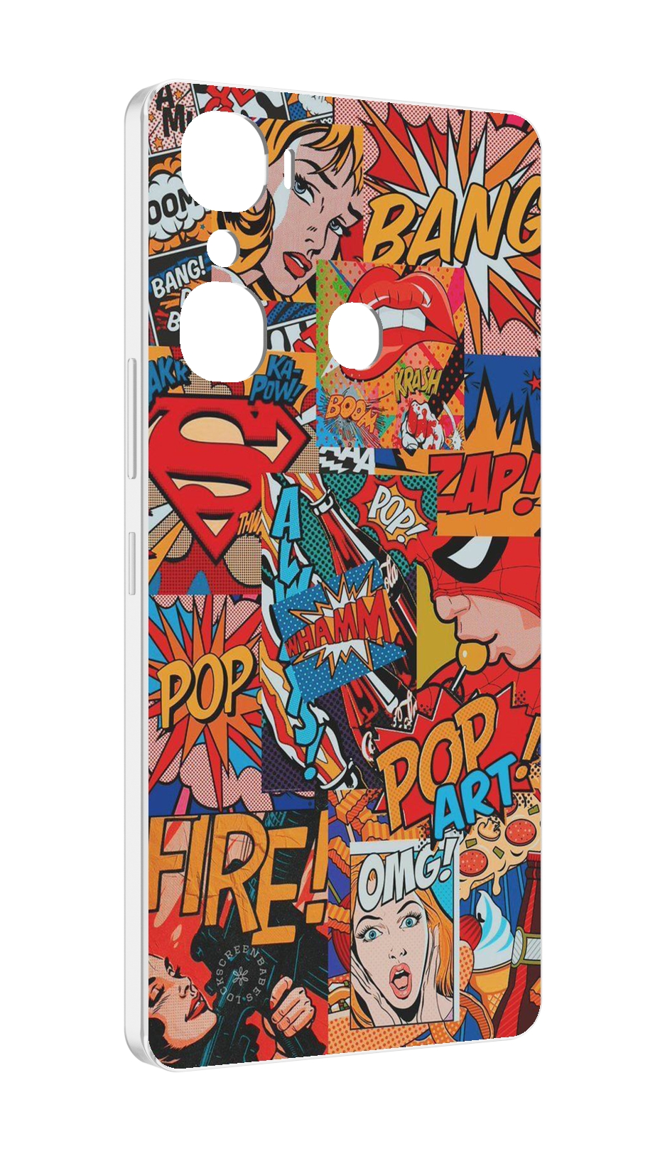 

Чехол MyPads Фон для Infinix Hot 12 Pro, Прозрачный, Tocco