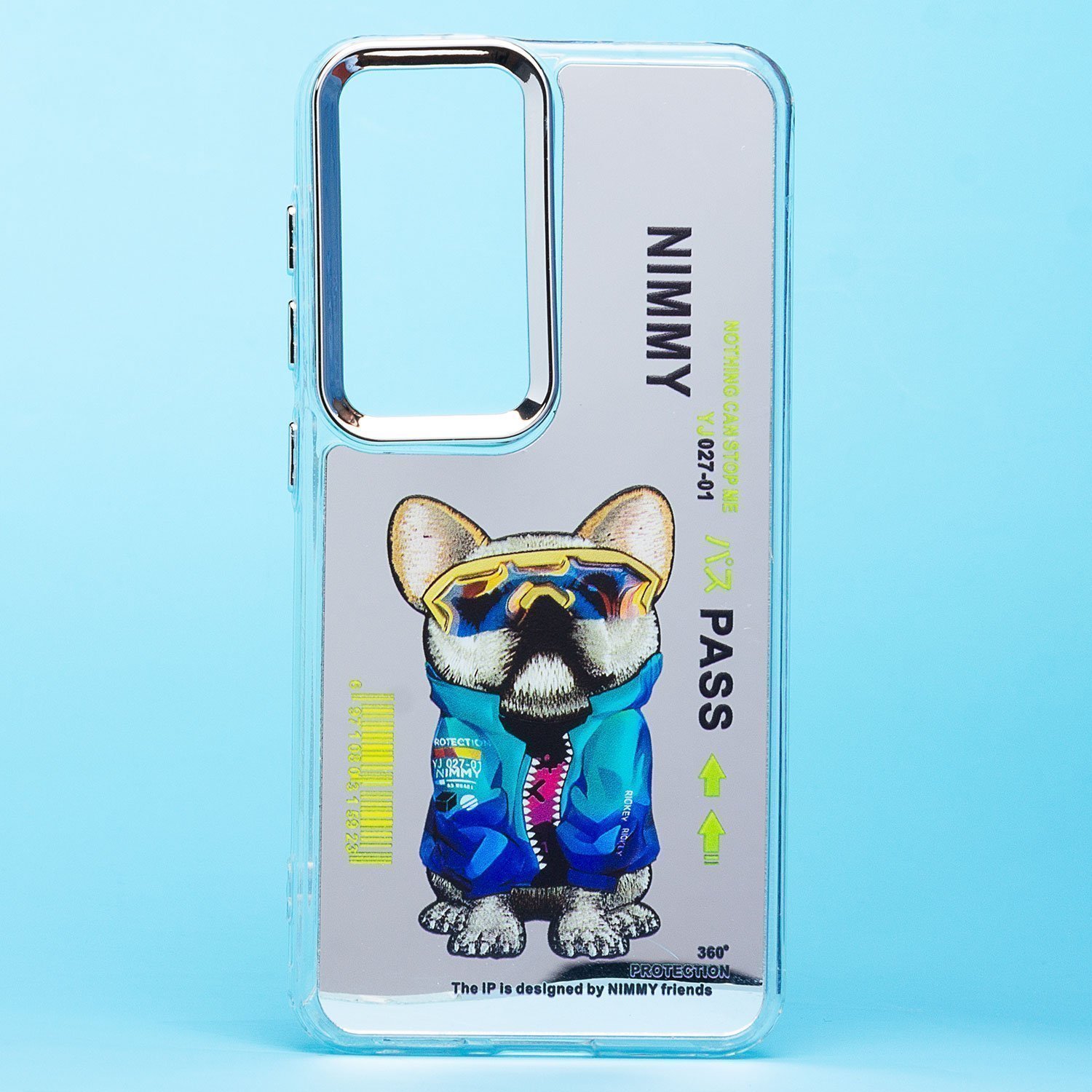 

Чехол для Samsung Galaxy S24 силиконовый (рис. 092/собака) <серый>