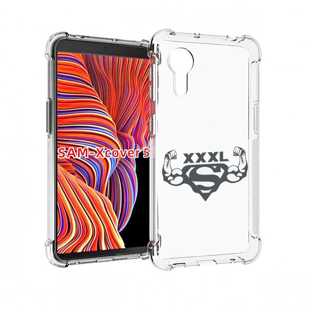

Чехол MyPads бодибилдинг супермен для Samsung Galaxy Xcover 5, Прозрачный, Tocco