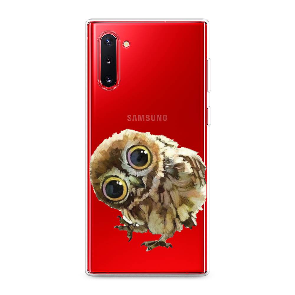 

Чехол Awog на Samsung Galaxy Note 10 "Любопытный совенок", Разноцветный, 28650-1