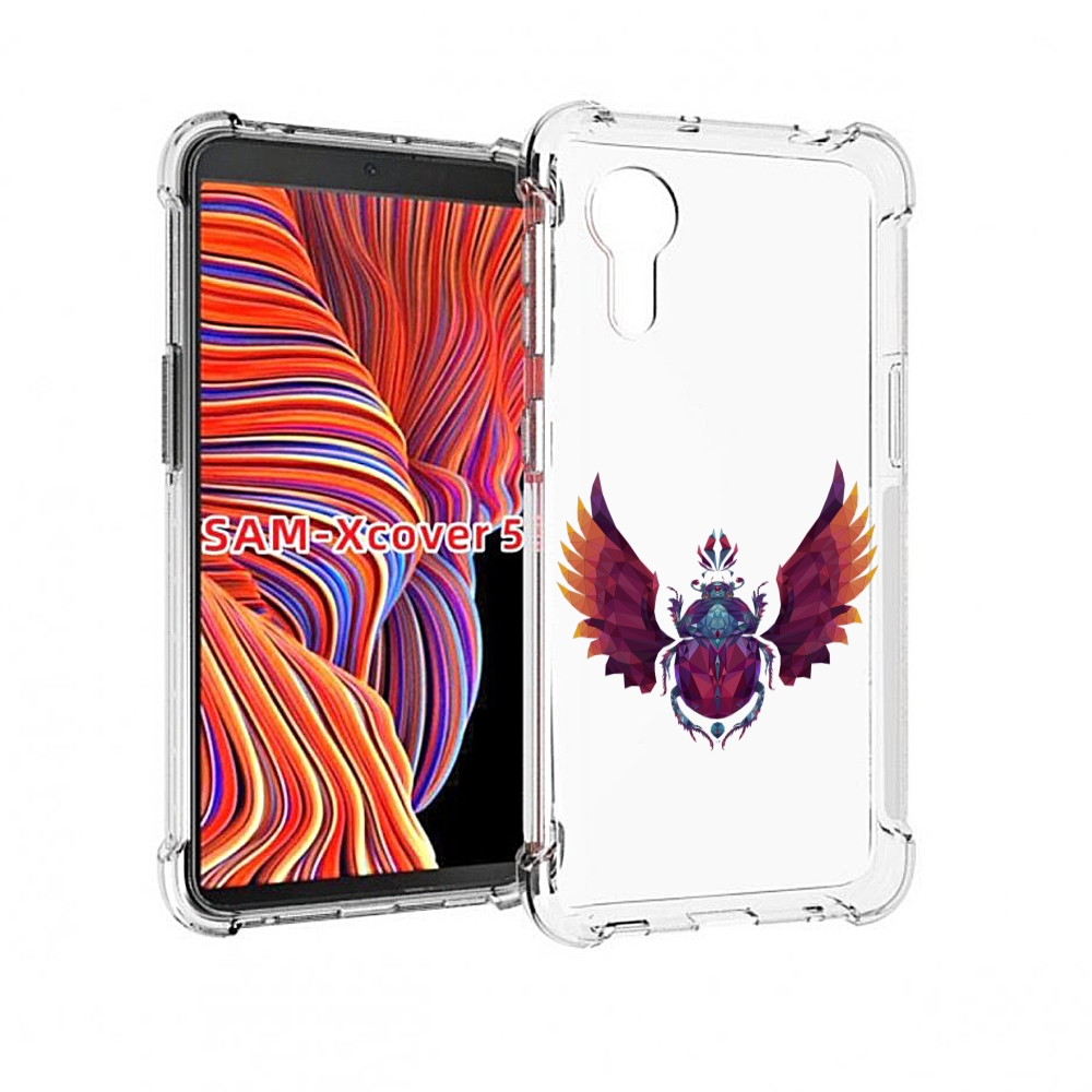 

Чехол MyPads алмазный скоробей для Samsung Galaxy Xcover 5, Прозрачный, Tocco