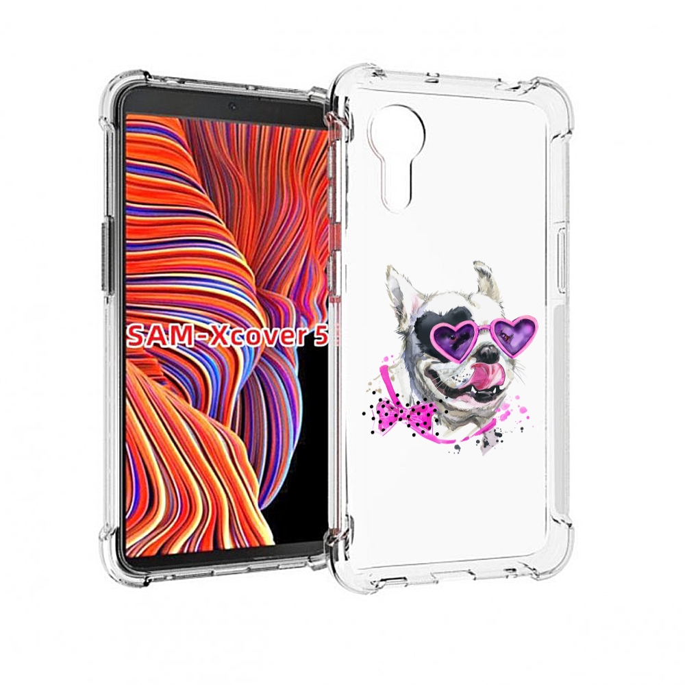 

Чехол MyPads акварельный пёс для Samsung Galaxy Xcover 5, Прозрачный, Tocco