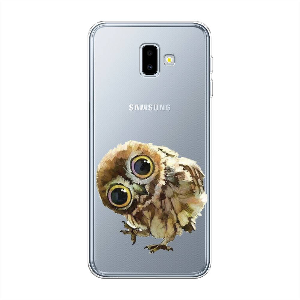 

Чехол Awog на Samsung Galaxy J6 Plus 2018 "Любопытный совенок", Разноцветный, 26950-1