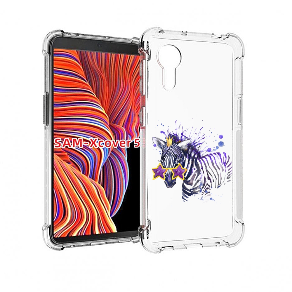 

Чехол MyPads акварельная зебра для Samsung Galaxy Xcover 5, Прозрачный, Tocco