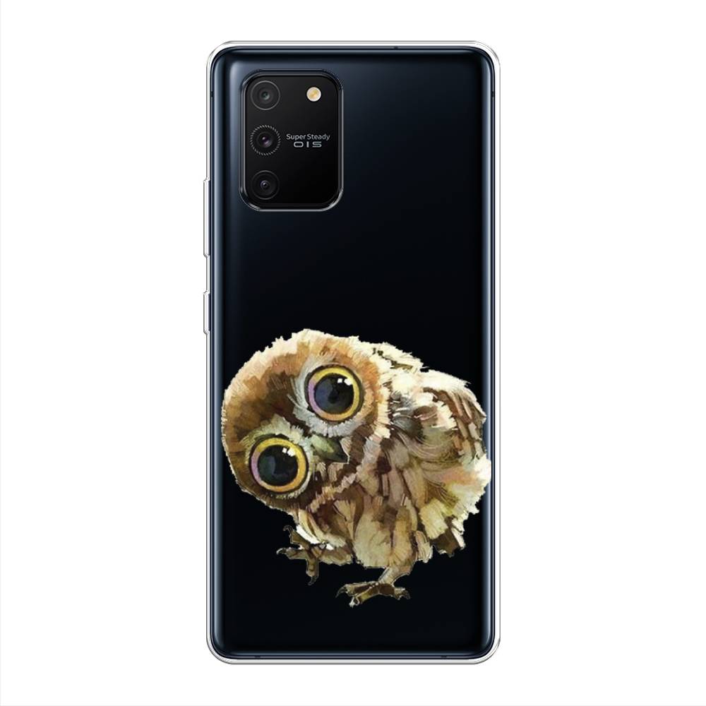 

Чехол Awog на Samsung Galaxy A91/S10 Lite "Любопытный совенок", Разноцветный, 29950-1