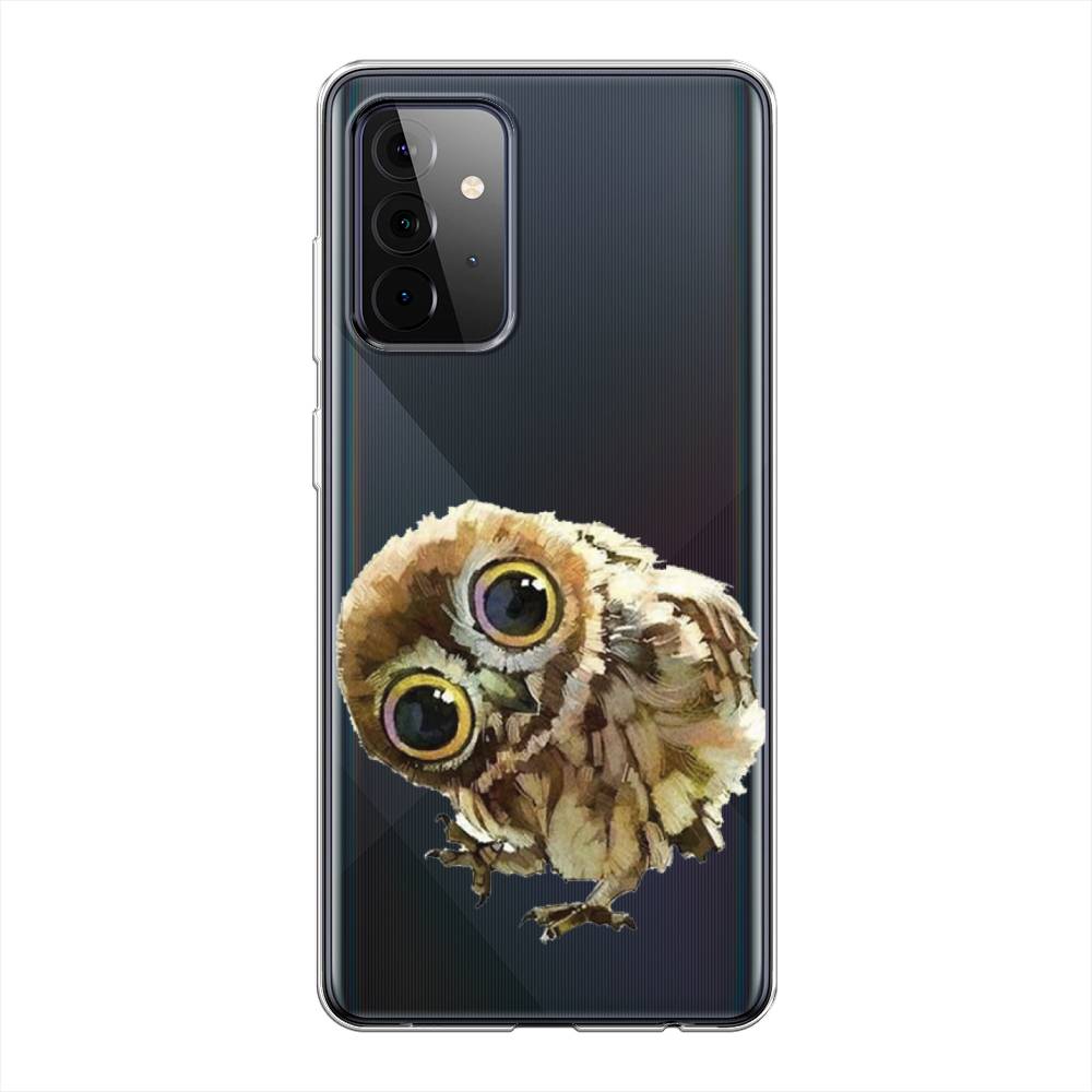 

Чехол Awog на Samsung Galaxy A72 / Самсунг A72 "Любопытный совенок", Разноцветный, 2101950-1