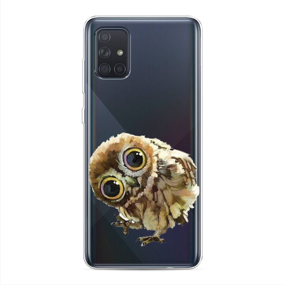 

Чехол Awog на Samsung Galaxy A71 4G "Любопытный совенок", Разноцветный, 29050-1