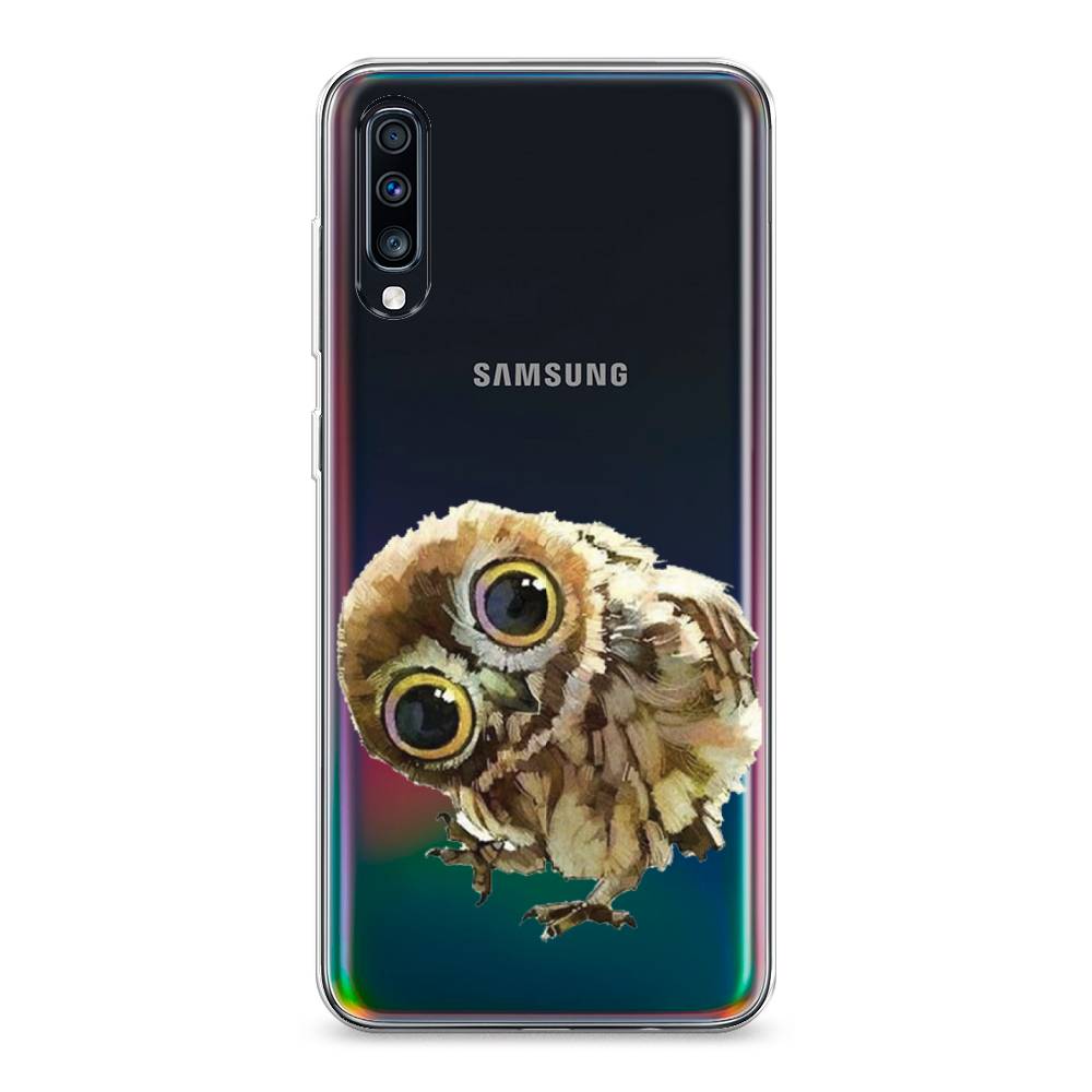 

Чехол Awog на Samsung Galaxy A70 "Любопытный совенок", Разноцветный, 28150-1