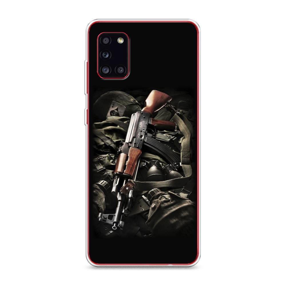 фото Силиконовый чехол "автомат" на samsung galaxy a31 awog