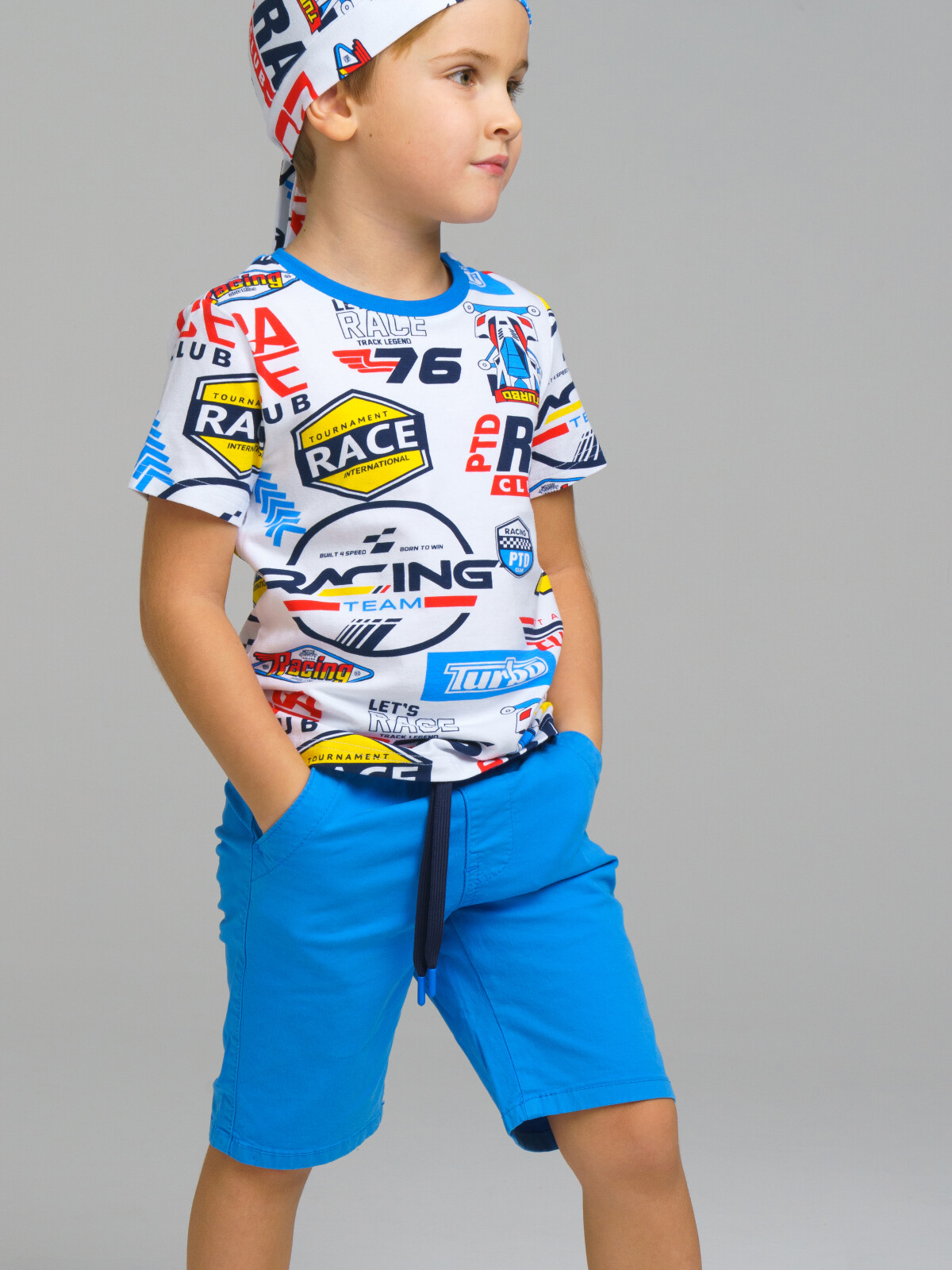 

Шорты детские PlayToday 12312048, цвет синий, размер 122, 12312048