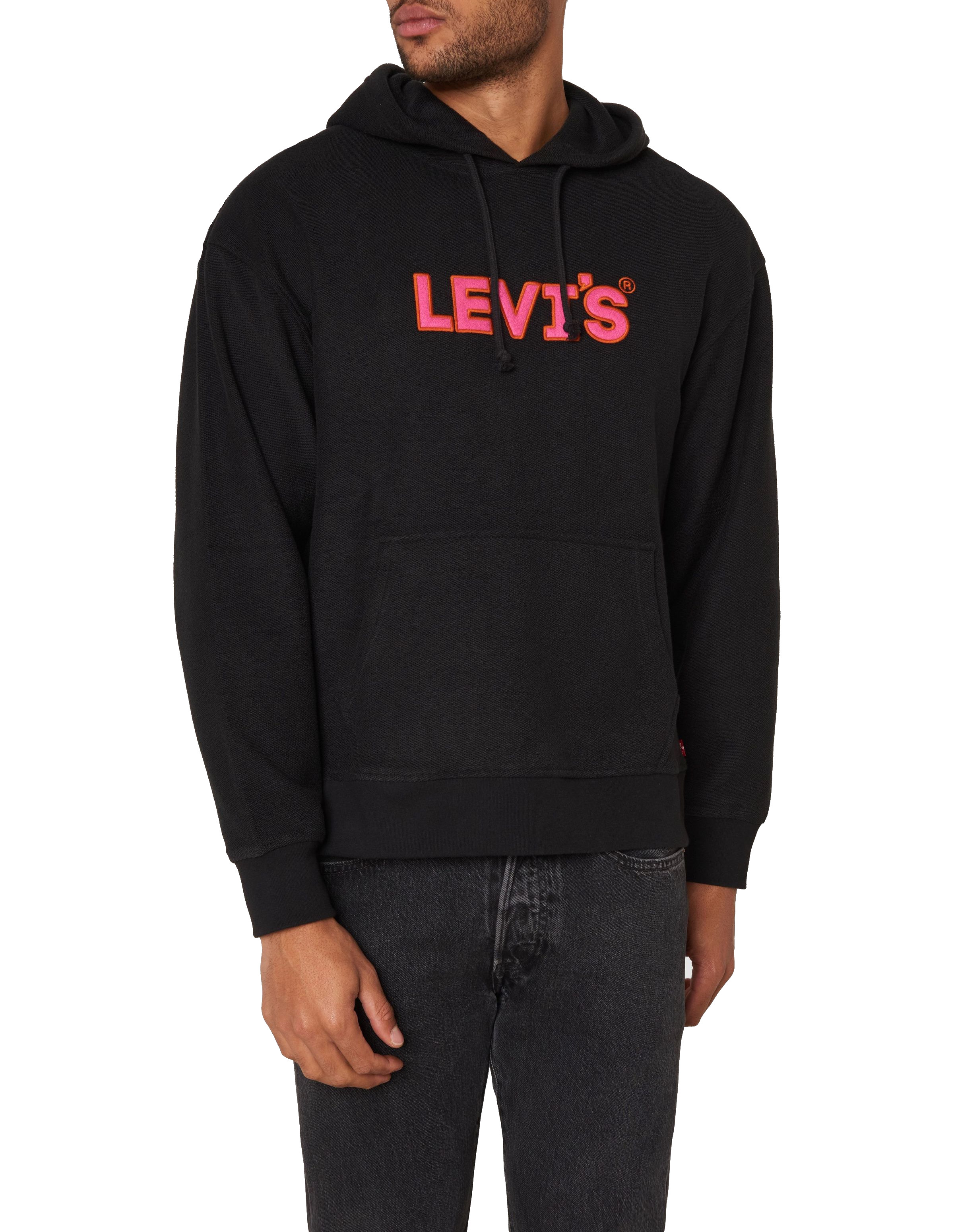 

Худи мужское Levi's 38479 черное XL, Черный, 38479-1