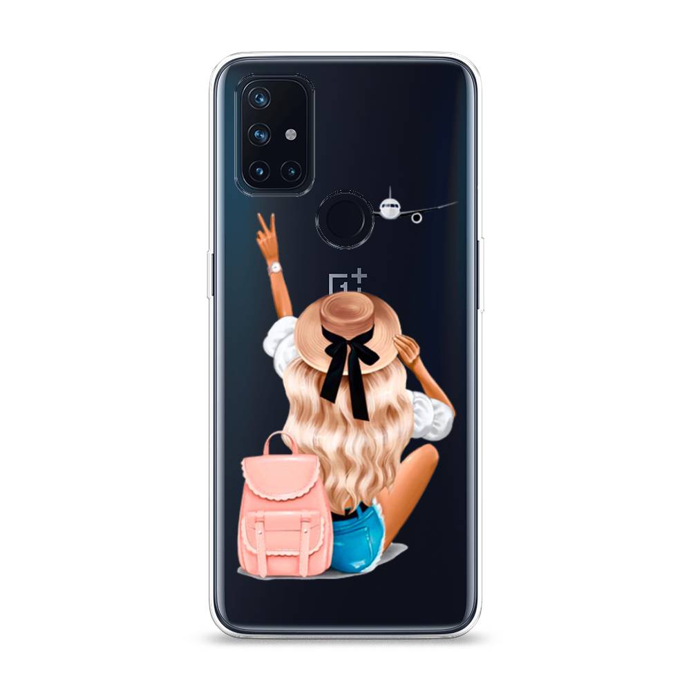 

Чехол Awog на OnePlus Nord N10 / ВанПлас Nord N10 "Автостопом самолетом", Бежевый;розовый;голубой, 152350-7