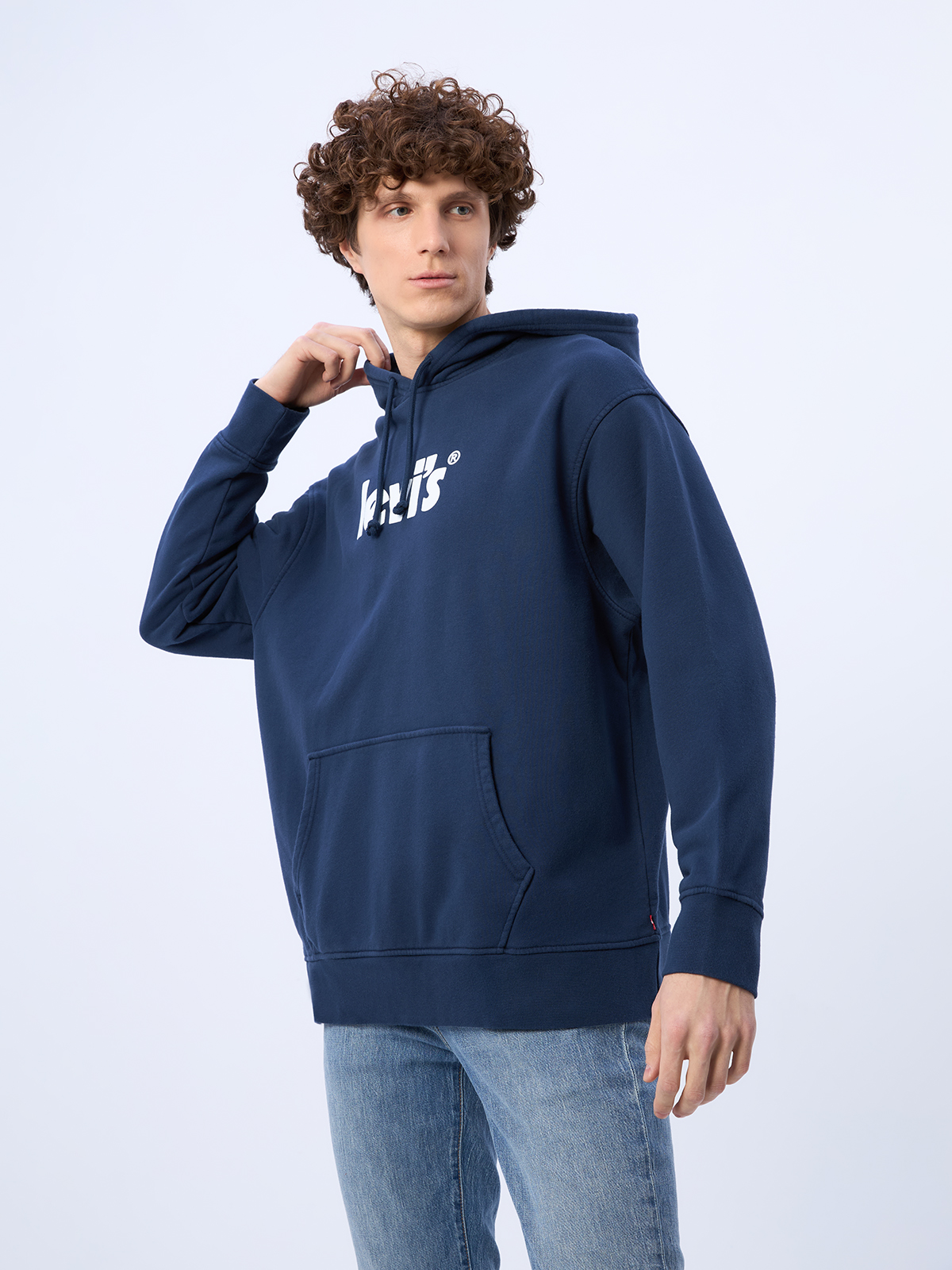 

Худи мужское Levi's 38479 синее XL, Синий, 38479-1