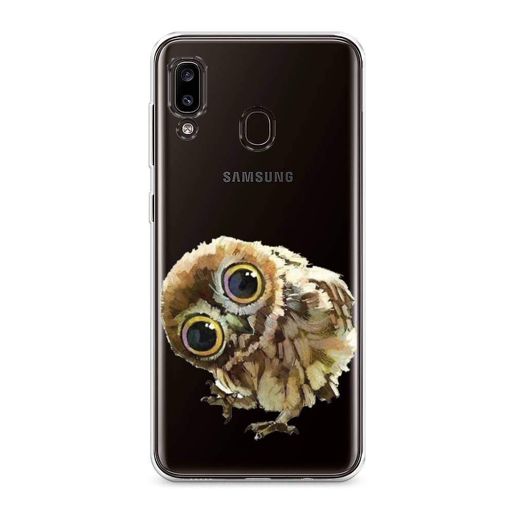 

Чехол Awog на Samsung Galaxy A30/A20 "Любопытный совенок", Разноцветный, 27550-1