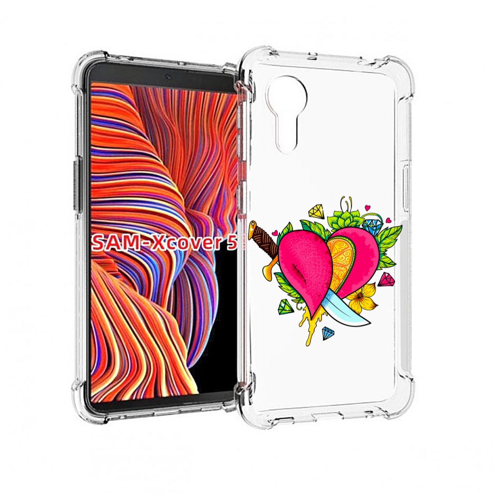 

Чехол MyPads Фруктовое сердце для Samsung Galaxy Xcover 5, Прозрачный, Tocco