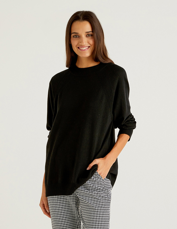 

Джемпер женский United Colors of Benetton 21A_1035D1P12 черный M
