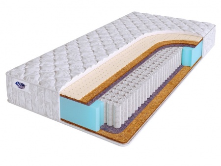 

Матрас SkySleep 95 x 195 NATURE Heavy Medium S1000, Белый, NATURE HEAVY MEDIUM S1000