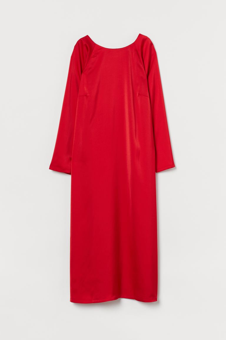 

Платье женское H&M 958861001, красное, 2XL, Красный, 958861001