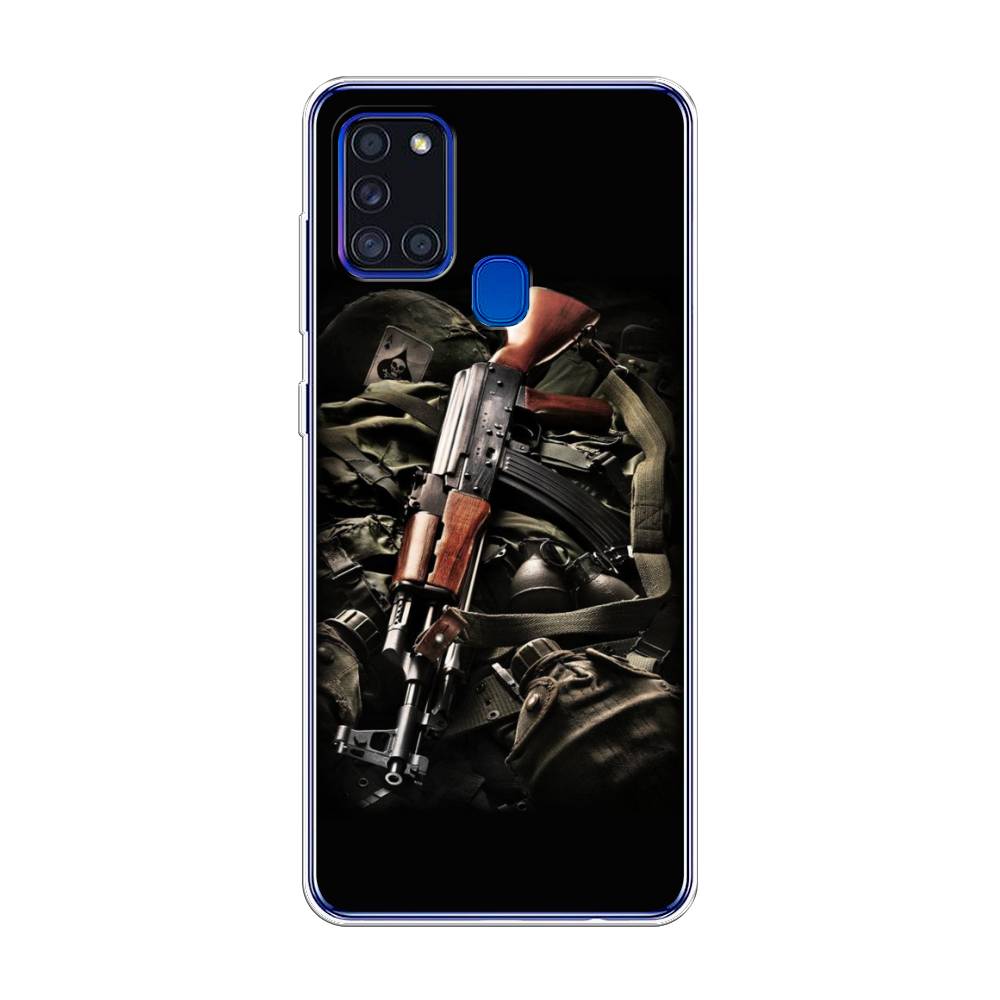фото Силиконовый чехол "автомат" на samsung galaxy a21s awog