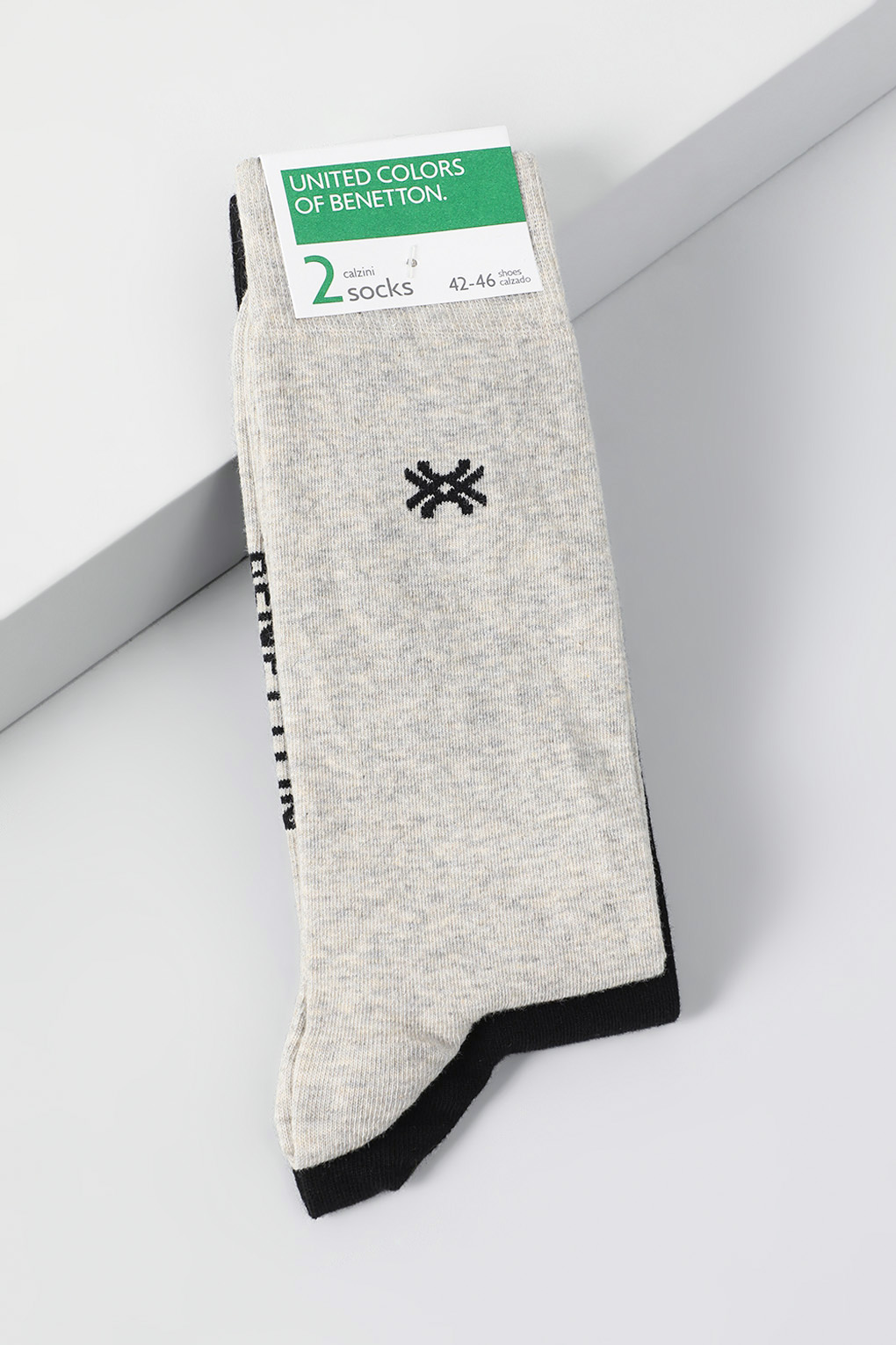 Комплект носков мужских Benetton Undercolors 6AO32701S черных L