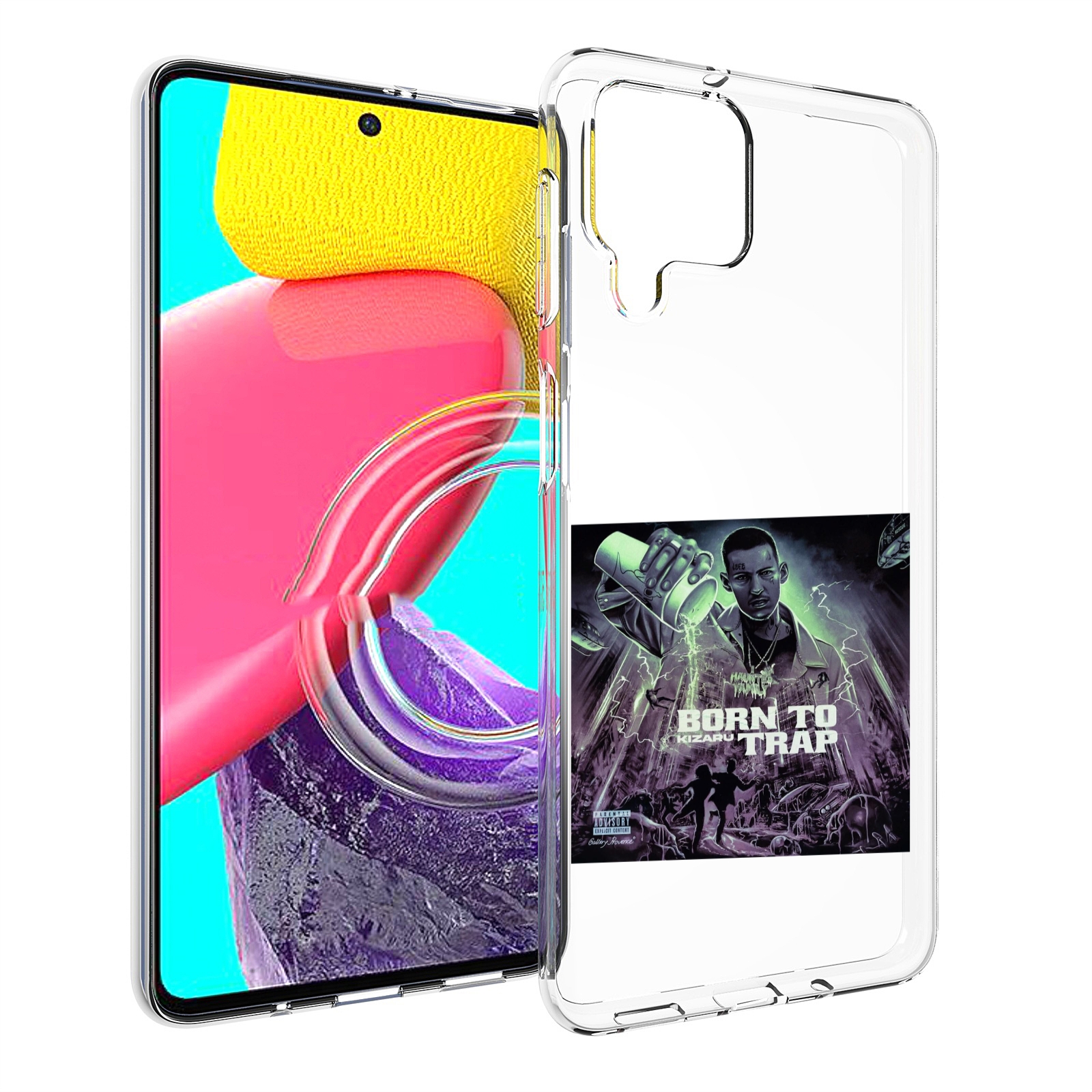 

Чехол MyPads Born to Trap Kizaru для Samsung Galaxy M53 (SM-M536), Прозрачный, Tocco