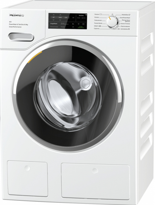 Стиральная машина Miele WWH860WCS белый, черный