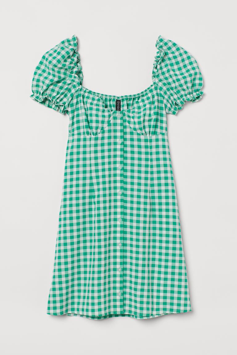 

Платье женское H&M 991909002 зеленое 32 EU, Зеленый, 991909