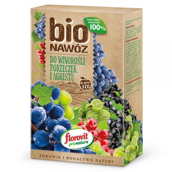 Florovit pro natura bio удобрение для винограда, смородины и крыжовника, 1 кг