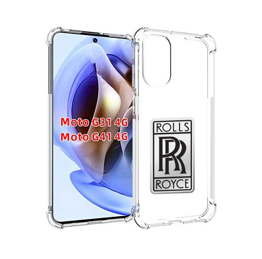 

Чехол Mypads Rolls-Royce Мужской Для Motorola Moto G31 4G/G41 4G, Прозрачный, Tocco