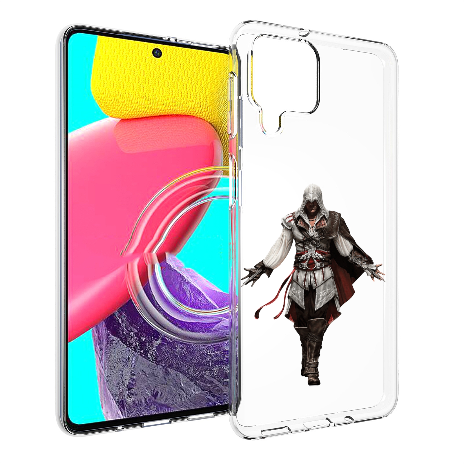 

Чехол MyPads Assassin's-Creed мужской для Samsung Galaxy M53 (SM-M536), Прозрачный, Tocco