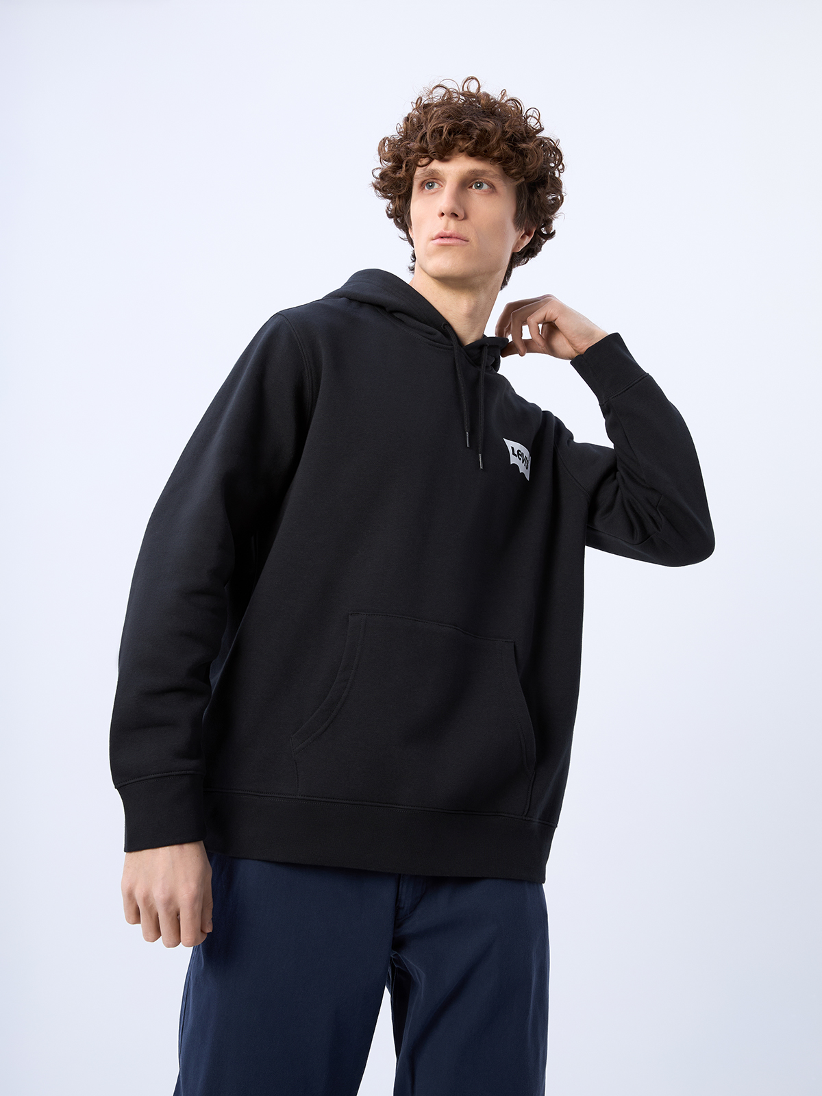 

Худи мужское Levi's 38479 черное M, Черный, 38479-2
