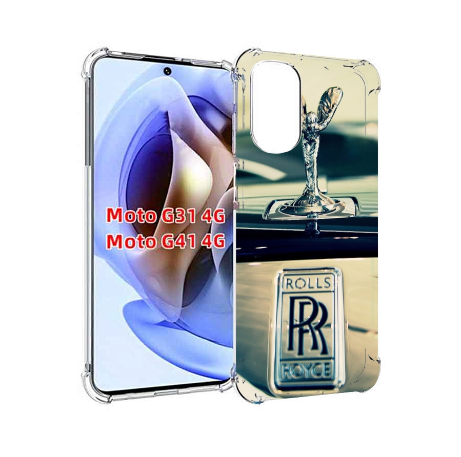 

Чехол Mypads Rolls Royce 1 Для Motorola Moto G31 4G/G41 4G, Прозрачный, Tocco