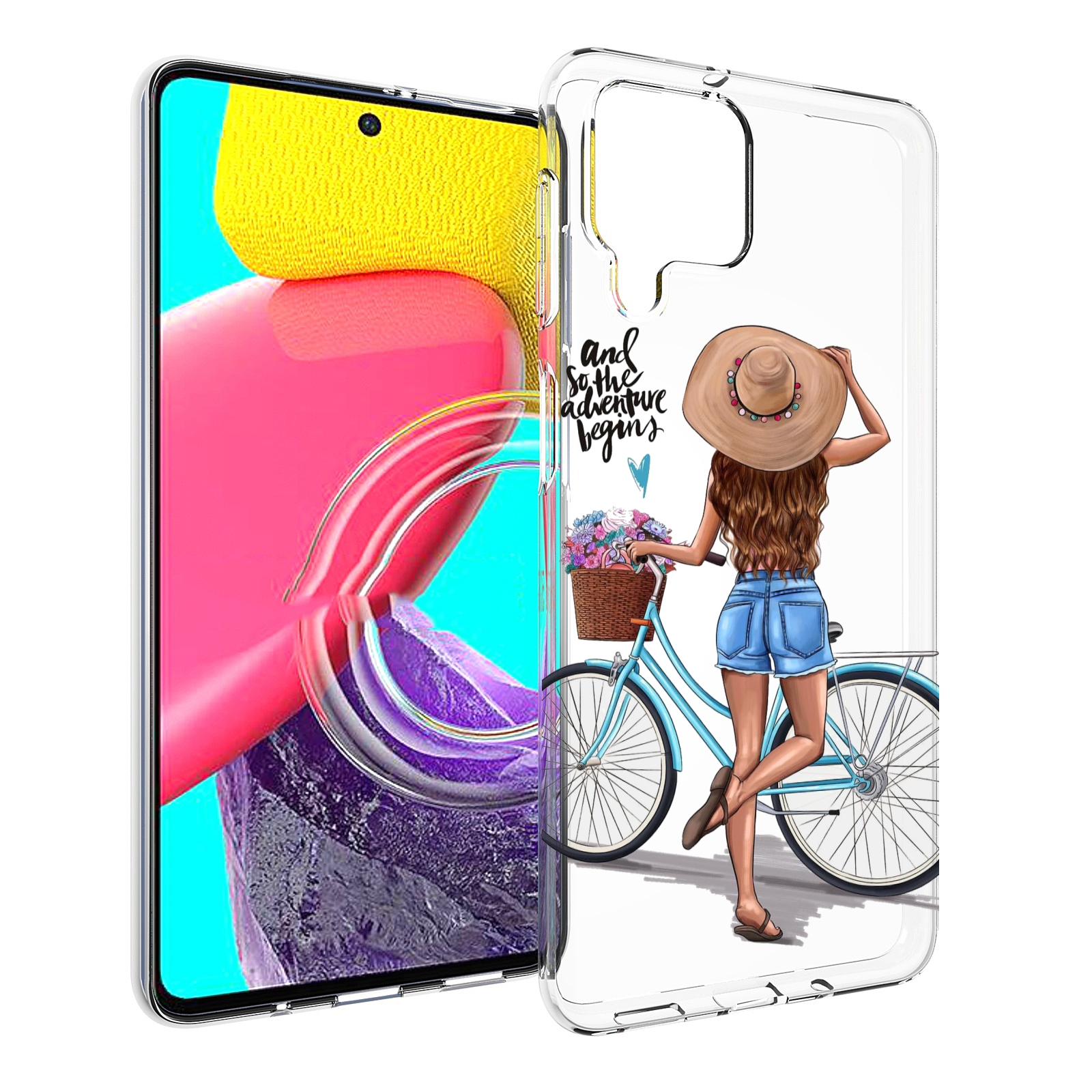 

Чехол MyPads Adventure женский для Samsung Galaxy M53 (SM-M536), Прозрачный, Tocco