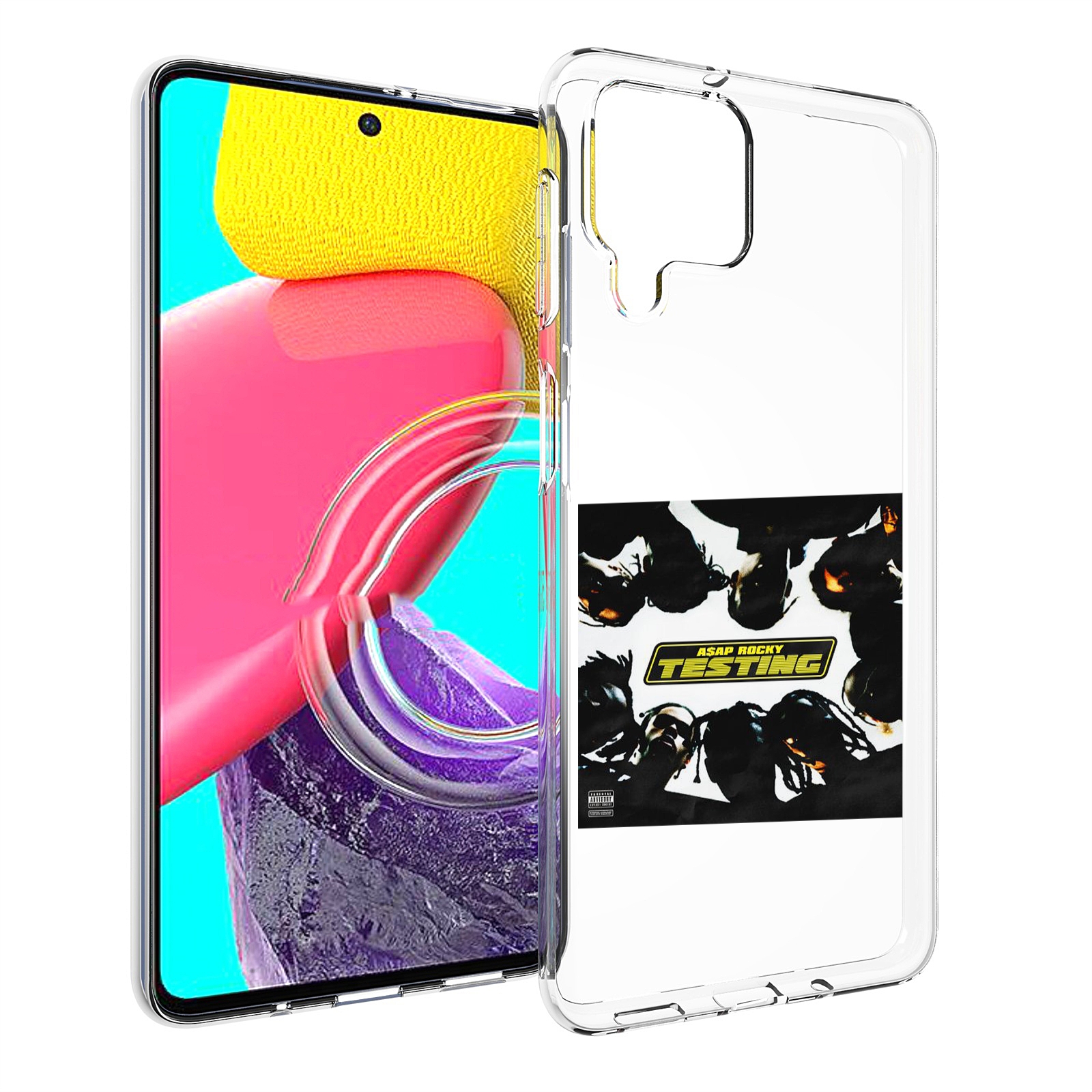 

Чехол MyPads ASAP Rocky - TESTING для Samsung Galaxy M53 (SM-M536), Прозрачный, Tocco