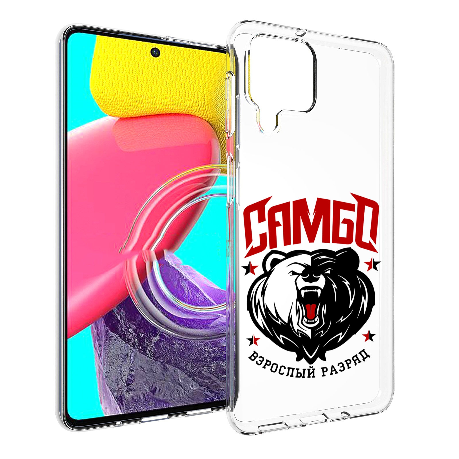 

Чехол MyPads Единоборства Самбо медведь для Samsung Galaxy M53 (SM-M536), Прозрачный, Tocco