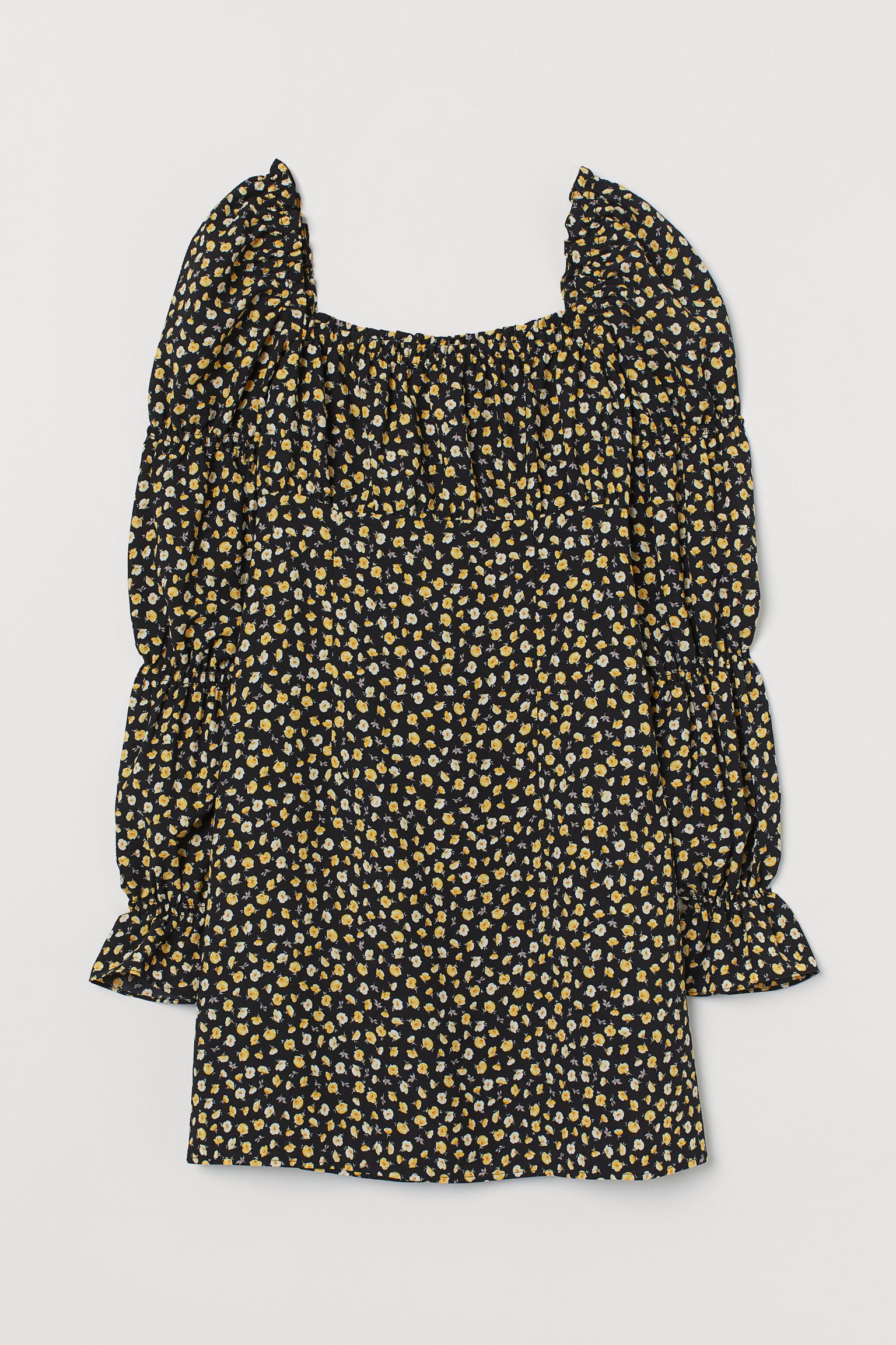 

Платье женское H&M 942645002 черное 34 EU, Черный, 942645002