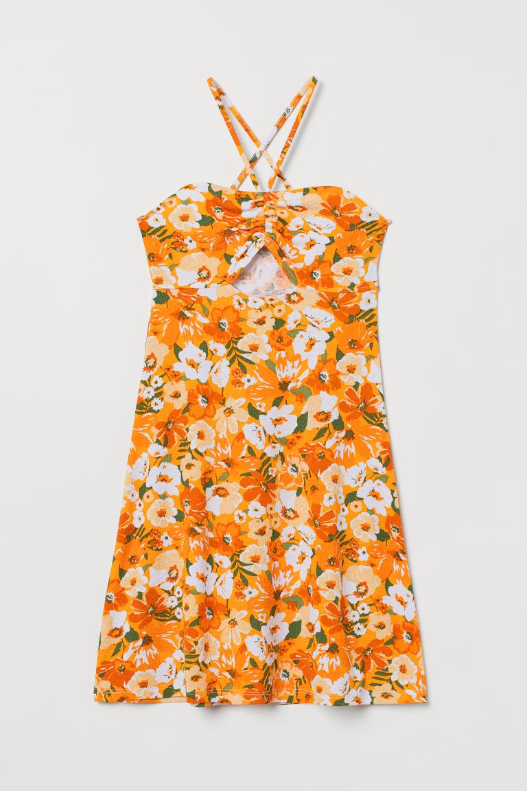

Платье женское H&M 963230003, оранжевое, M, Оранжевый, 963230