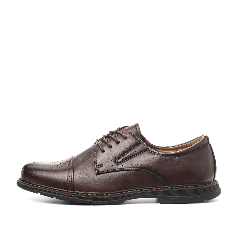 

Туфли мужские INSTREET 248-21MV-024SS коричневые 45 RU, Коричневый, 248-21MV-024SS