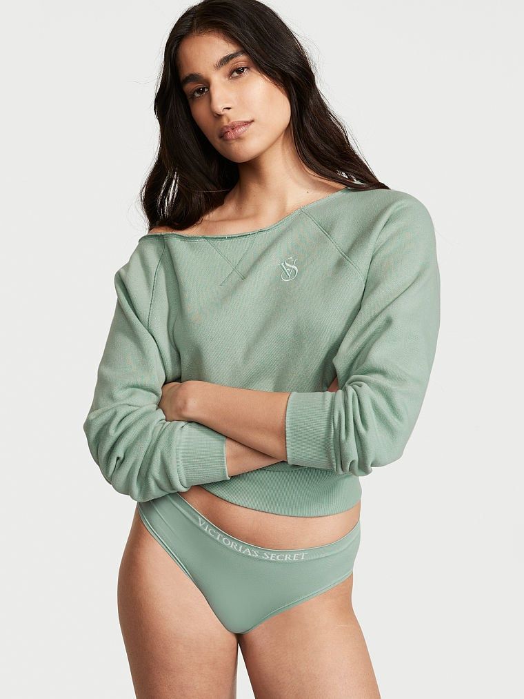 Трусы женские Victoria's Secret ST 11181110 CC 46K1 зеленые XL