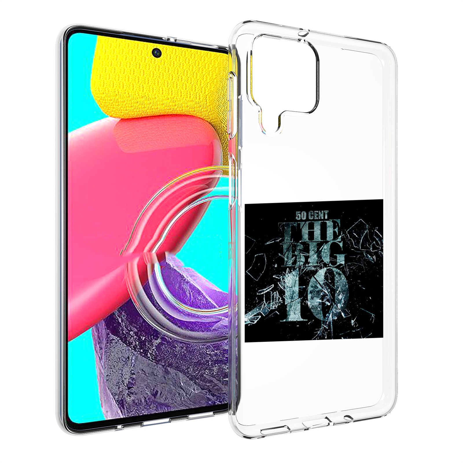 

Чехол MyPads 50 Cent - The Big 10 для Samsung Galaxy M53 (SM-M536), Прозрачный, Tocco