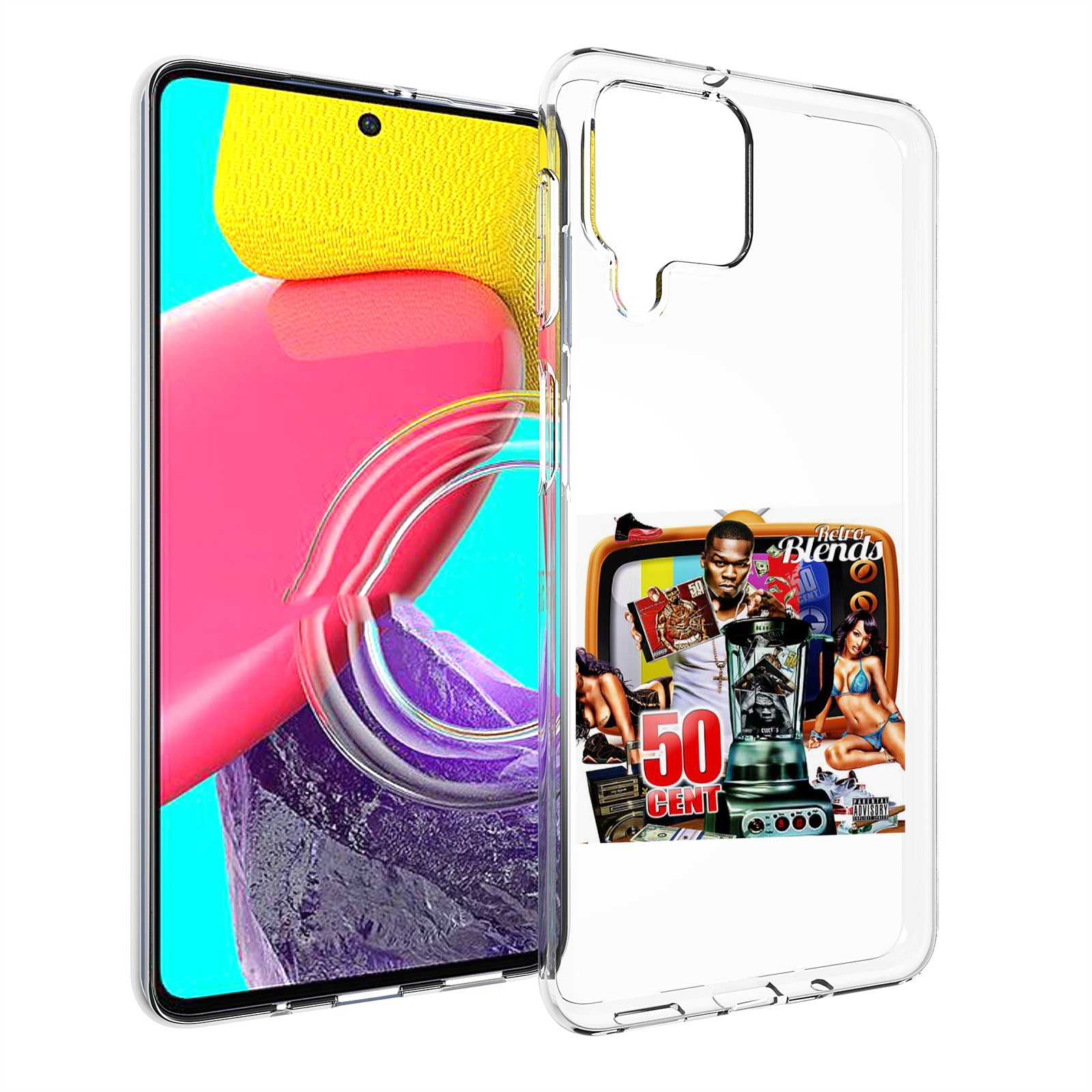 

Чехол MyPads 50 Cent - Retro 50 Cent Blends для Samsung Galaxy M53 (SM-M536), Прозрачный, Tocco