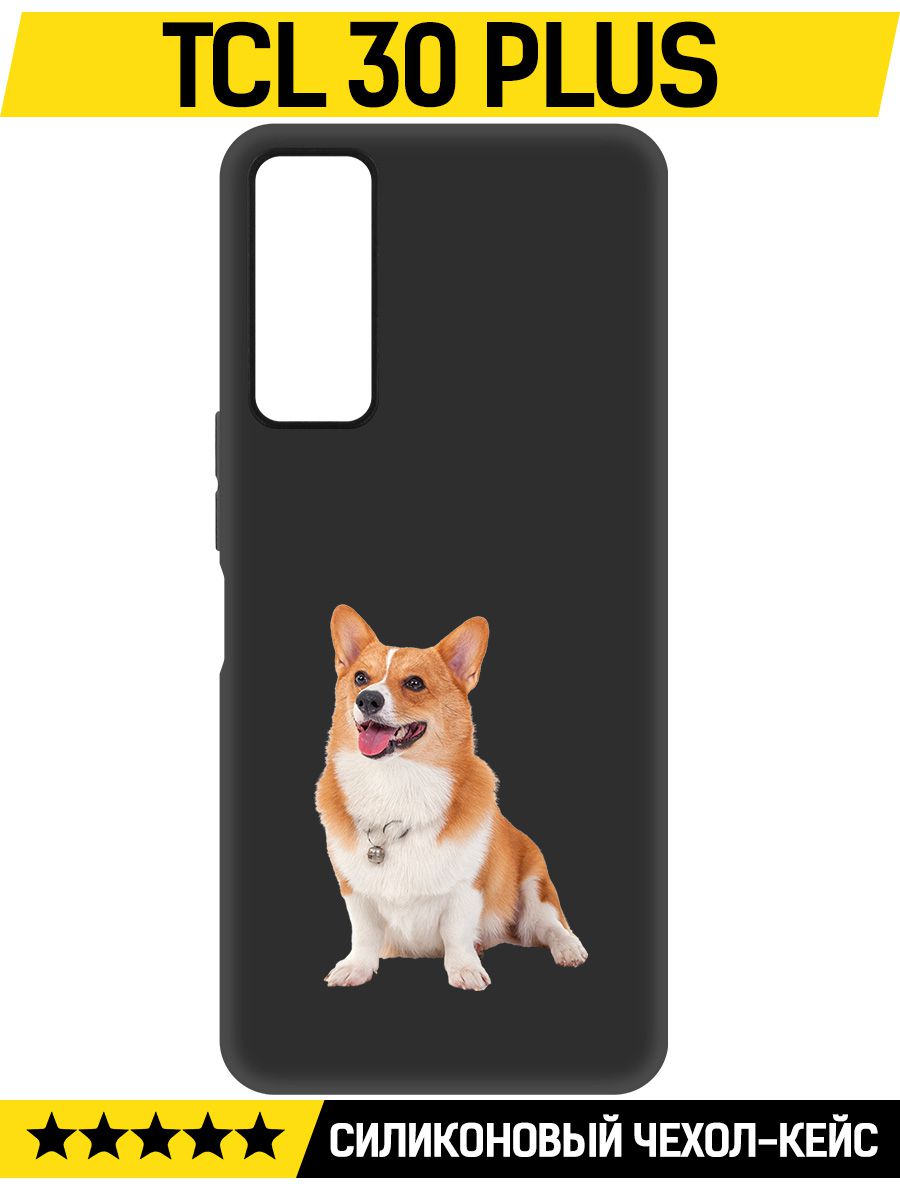 

Чехол-накладка Софт Корги для TCL 30+, Черный