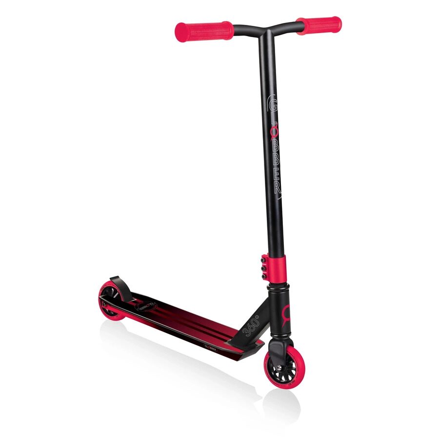 

GLOBBER Трюковый самокат GS 360° NEW Черно-красный